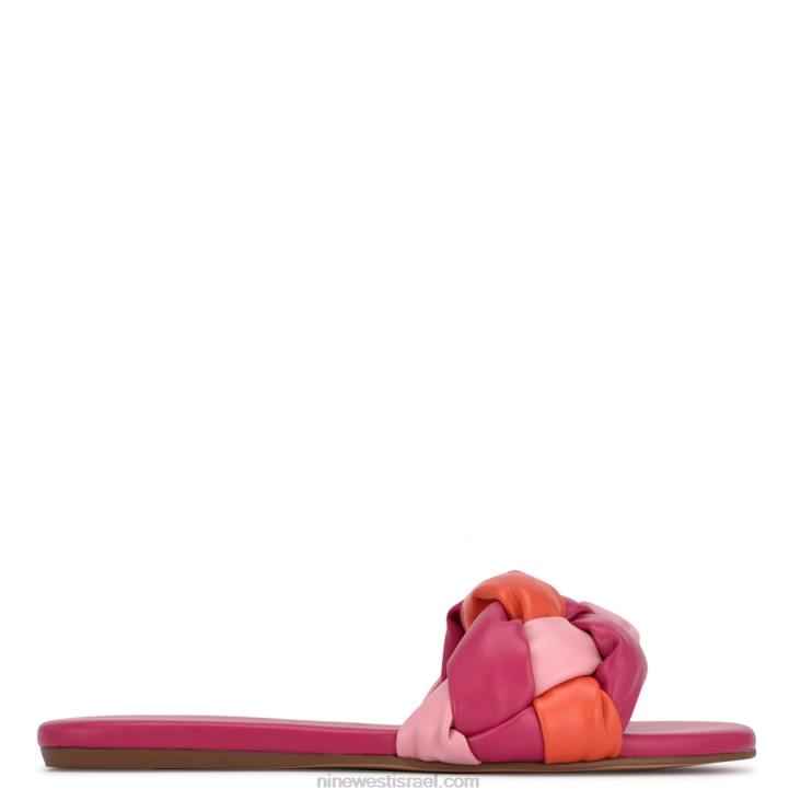 Nine West 24FH106 סנדלי החלקה שטוחים של לולה