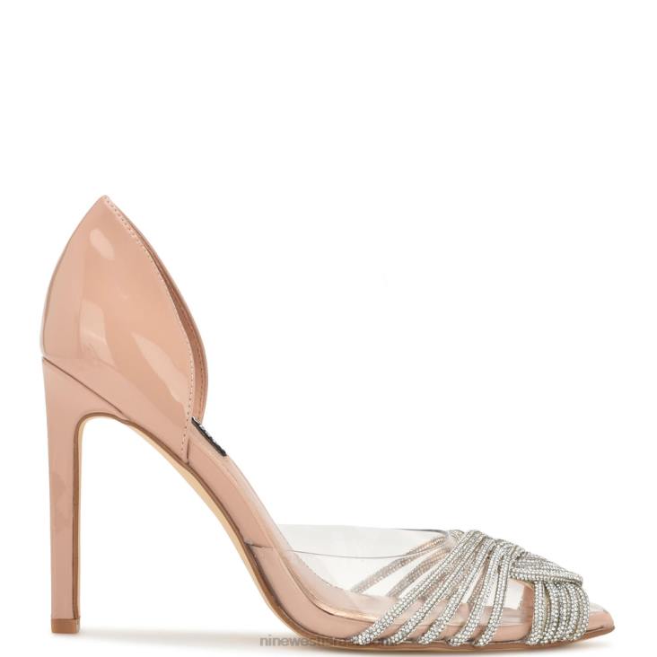 Nine West 24FH1296 משאבות טוסט ד'אורסיי קריסטל עירום/שקוף