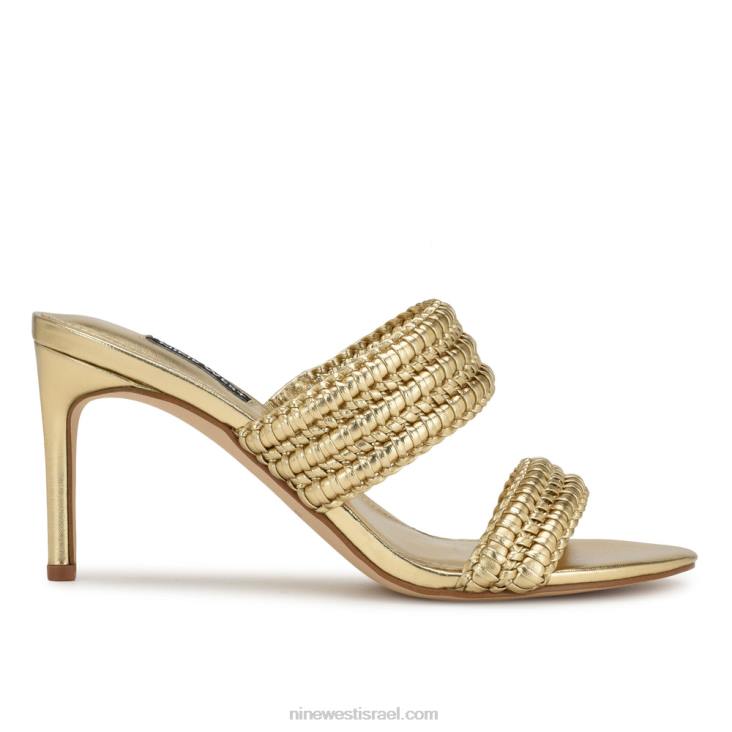 Nine West 24FH132 להשהות סנדלי שקופיות עקב פלטינו