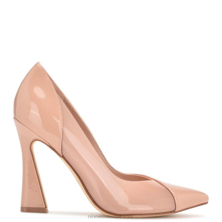 Nine West 24FH1512 משאבות טובה מחודדות פטנט עירום