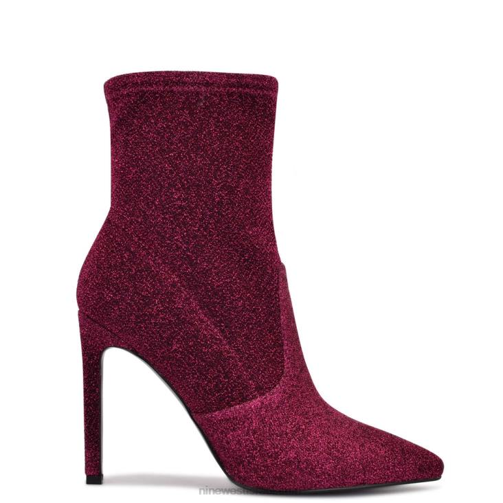 Nine West 24FH1535 מגפונים של שמלת teoy ורוד מתכתי