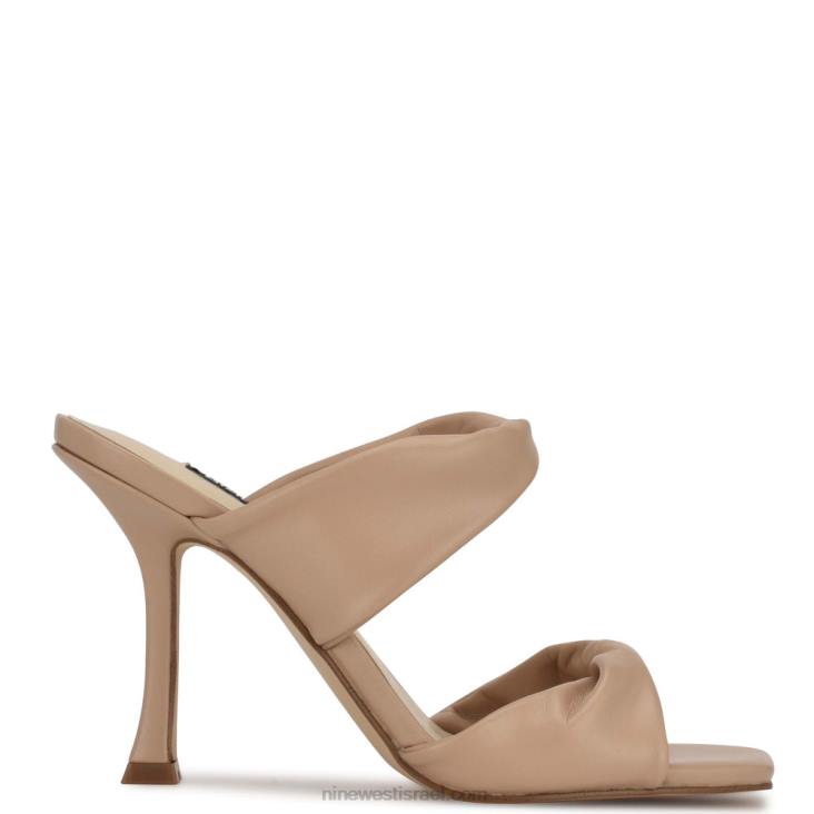 Nine West 24FH2075 סנדלי החלקה עם עקבים של seeya סומק חם