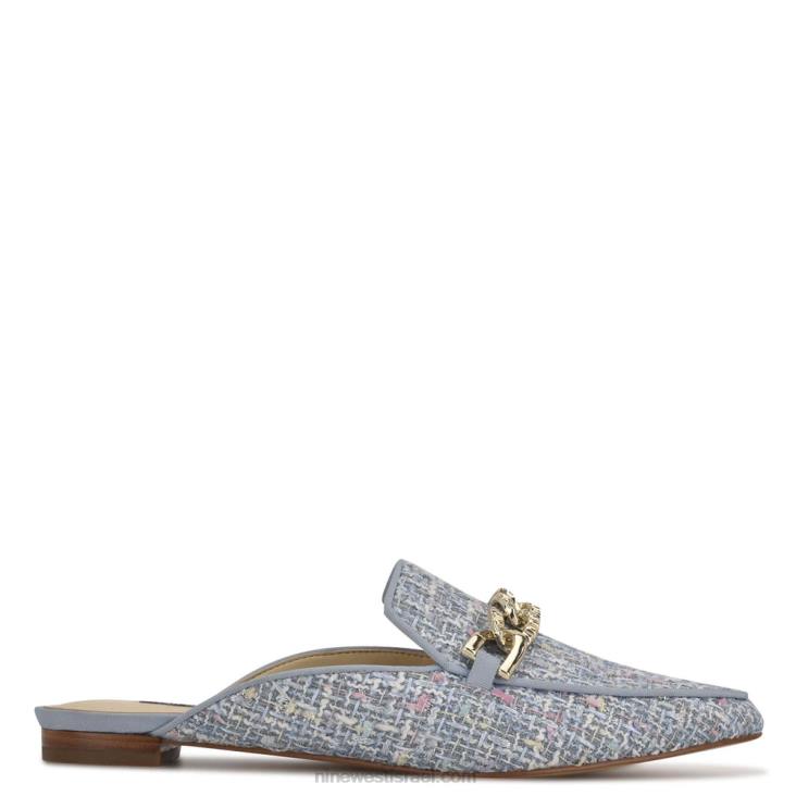 Nine West 24FH2348 פרדות מחודדות בצבע תכלת