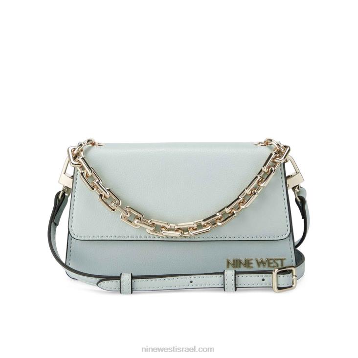 Nine West 24FH2417 דש crossbody של anais מיני זכוכית ים