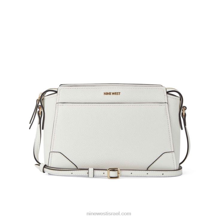 Nine West 24FH2437 סט סילון ברוקלין Crossbody חלוק אופטי לבן
