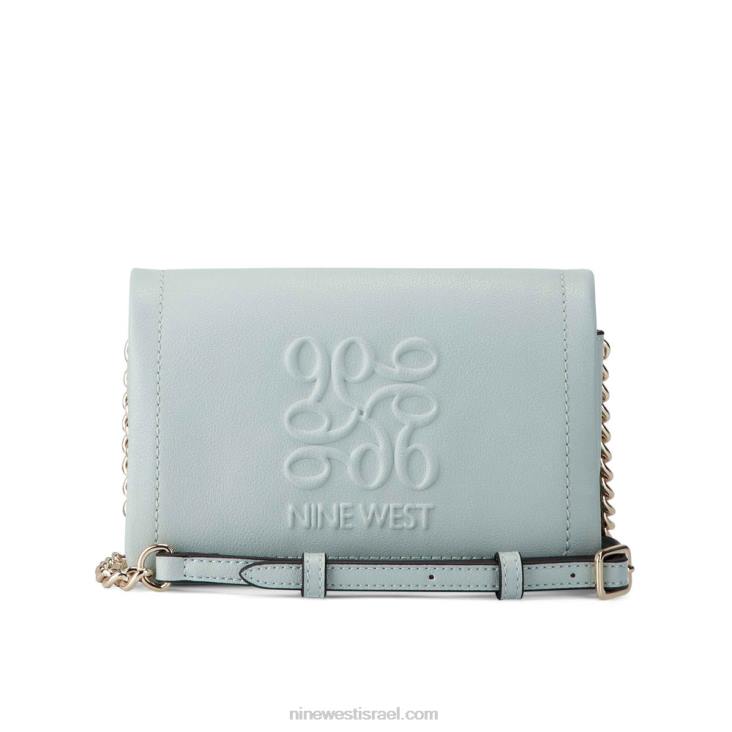 Nine West 24FH2466 דש Crossbody מיני של אמליין זכוכית ים