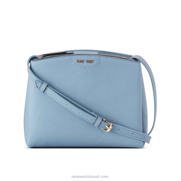 Nine West 24FH2492 jorie mini jet set crossbody ג'ינס חיוור