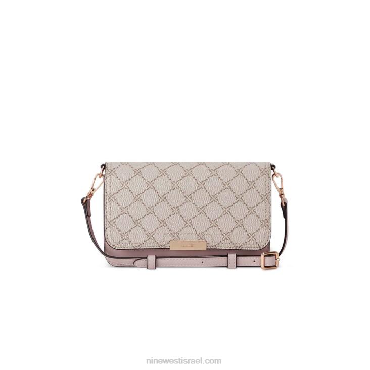 Nine West 24FH2507 ארנק lawson על חוט לוגו פטריות/ורוד