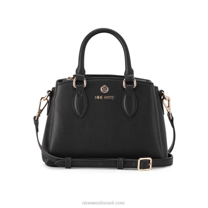 Nine West 24FH2551 ילקוט עם תא משולש קטן של Zenith Crossbody שָׁחוֹר