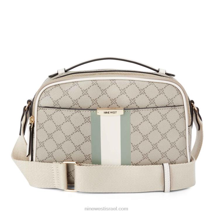 Nine West 24FH2559 תיק מצלמה של פמלה לוגו בז'/אלוורה