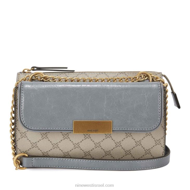 Nine West 24FH2591 סוזן cnvrtble xbdy רוכסן עליון לוגו/צפחה בז'