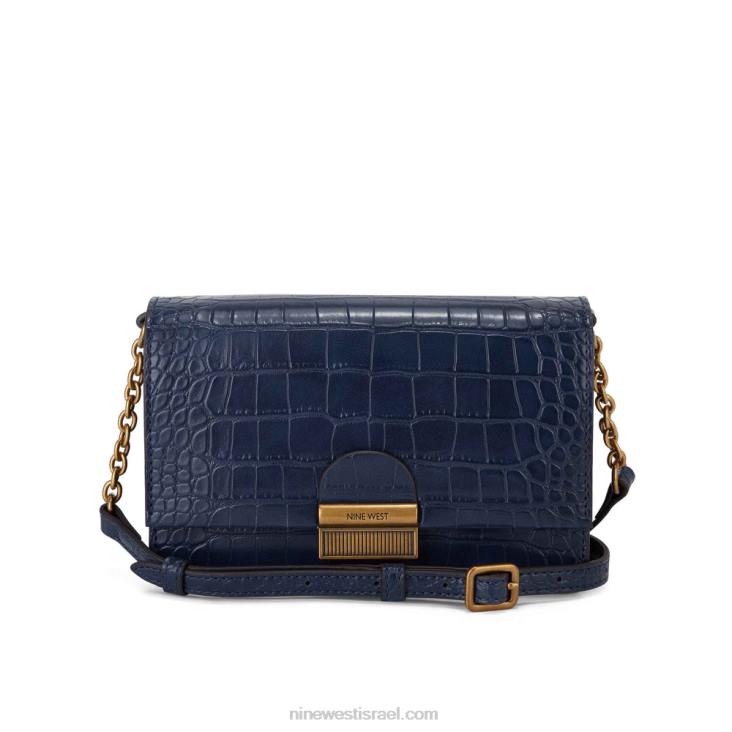 Nine West 24FH2615 דש crossbody של קתי מיני הצי הצרפתי