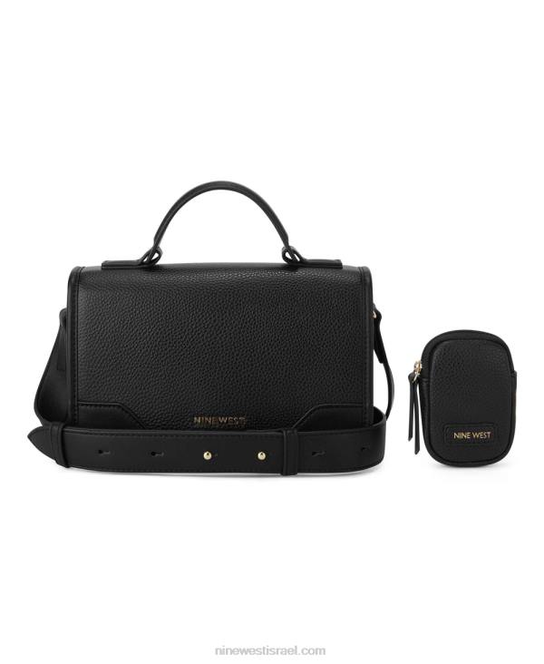 Nine West 24FH2686 דש צולב ברוקלין שָׁחוֹר