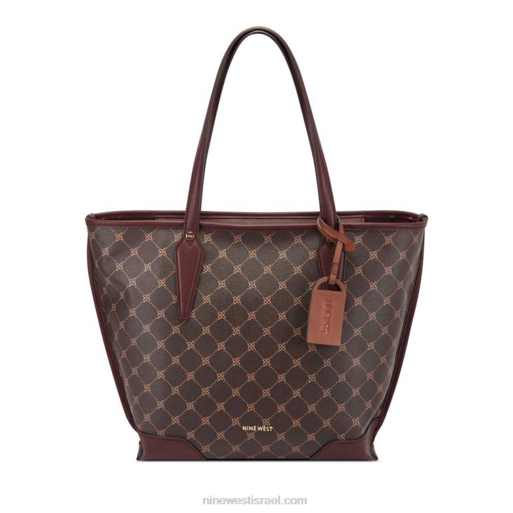 Nine West 24FH2695 שקית אמרי לוגו חום/מרלו