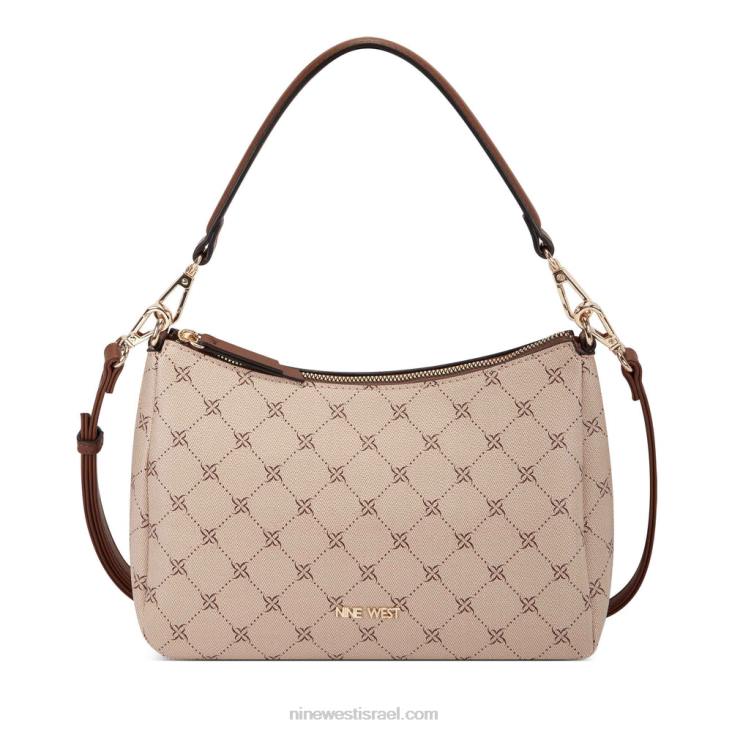 Nine West 24FH2766 תיק כתף rhea mini חאקי/קוניאק