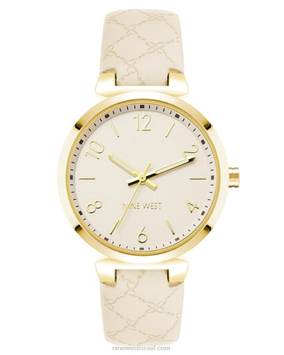 Nine West 24FH2865 שעון רצועה בדוגמת לוגו