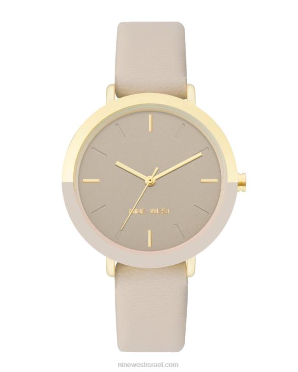 Nine West 24FH2867 שעון רצועת מסגרת דו-גווני לְהִשְׁתַזֵף