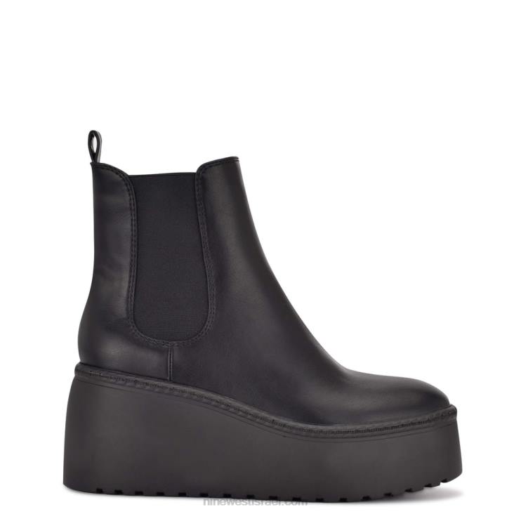 Nine West 24FH2928 נעלי פלטפורמה של הניטה צ'לסי שָׁחוֹר