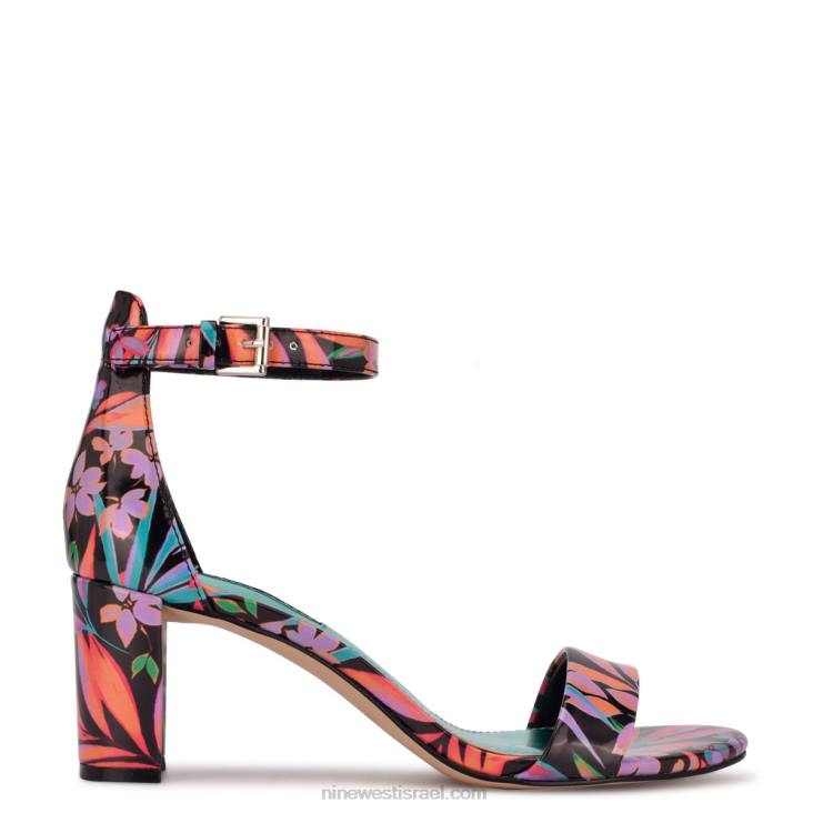 Nine West 24FH529 סנדלי עקב בלוק רצועת קרסול pruce