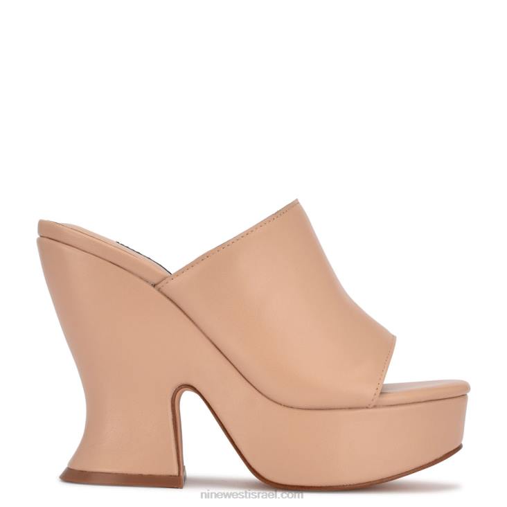 Nine West 24FH639 סנדלי החלקה של פלטפורמת פרחים