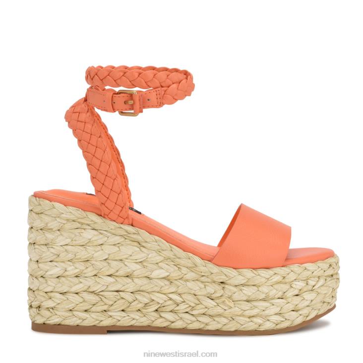 Nine West 24FH752 סנדלי טריז של keily espadrille תפוז
