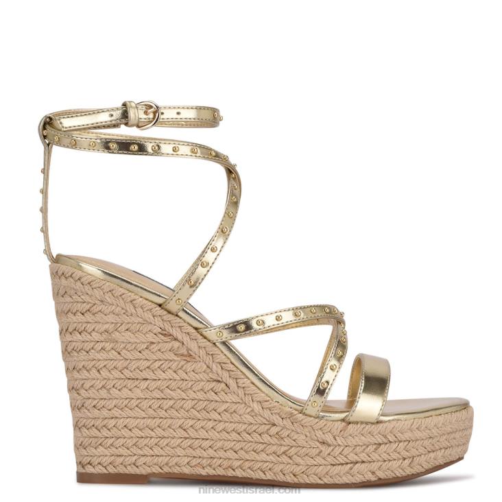 Nine West 24FH795 סנדלי espadrille של hunda פלטינו Nine West 24FH795 סנדלי espadrille של hunda פלטינו