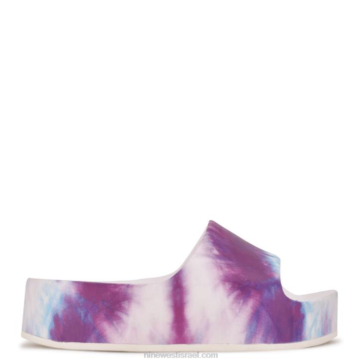 Nine West 24FH986 סנדלי החלקה על פלטפורמת בריכה