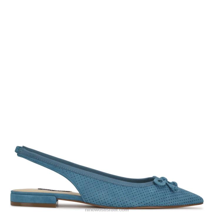 Nine West 24FH1063 livi slingback מחודד אצבע שטוח