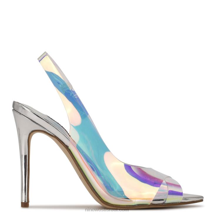 Nine West 24FH2053 סנדלי פולקה עם עקבים